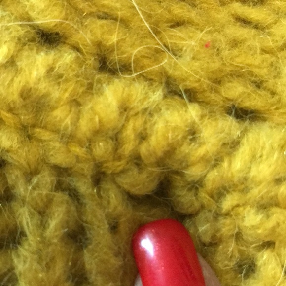 NWT Anthropologie Pilcro Mustard Cowl Neck Sweater - Picture 10 of 13